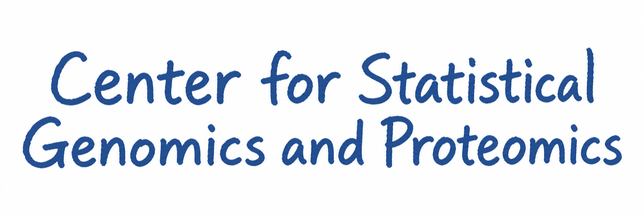 Center for Statistical Genomics and Proteomics